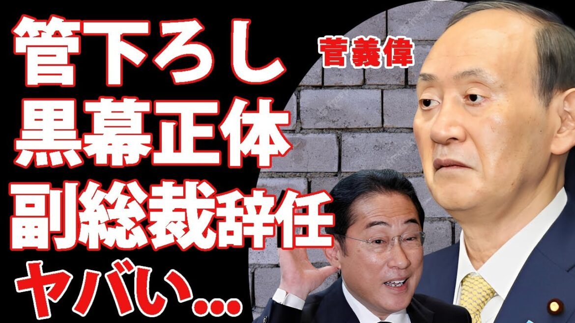 菅義偉が職務困難で副総裁の辞任決定...後任が岸田文雄の真相や"管下ろし"の策略に言葉を失う...『石破内閣』の本当のキングメーカーの正体...菅義偉の危険な容態に驚きを隠せない...