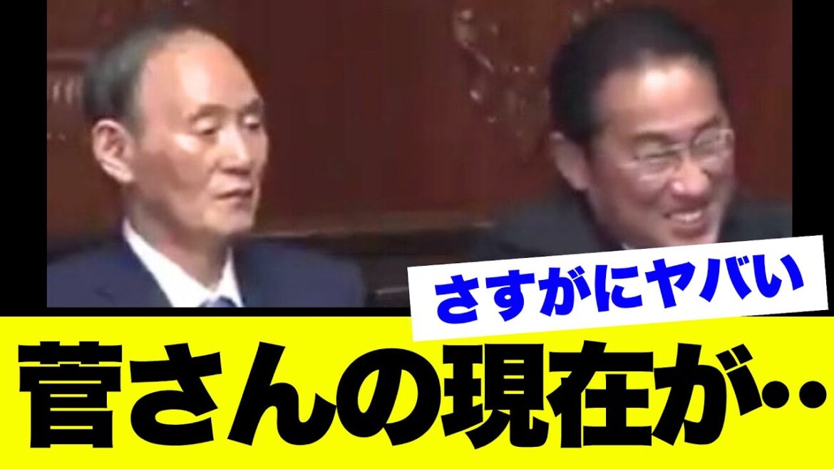 【悲報】菅義偉元総理の現在がガチでヤバい・・・。さすがにこれは休ませてあげて…
