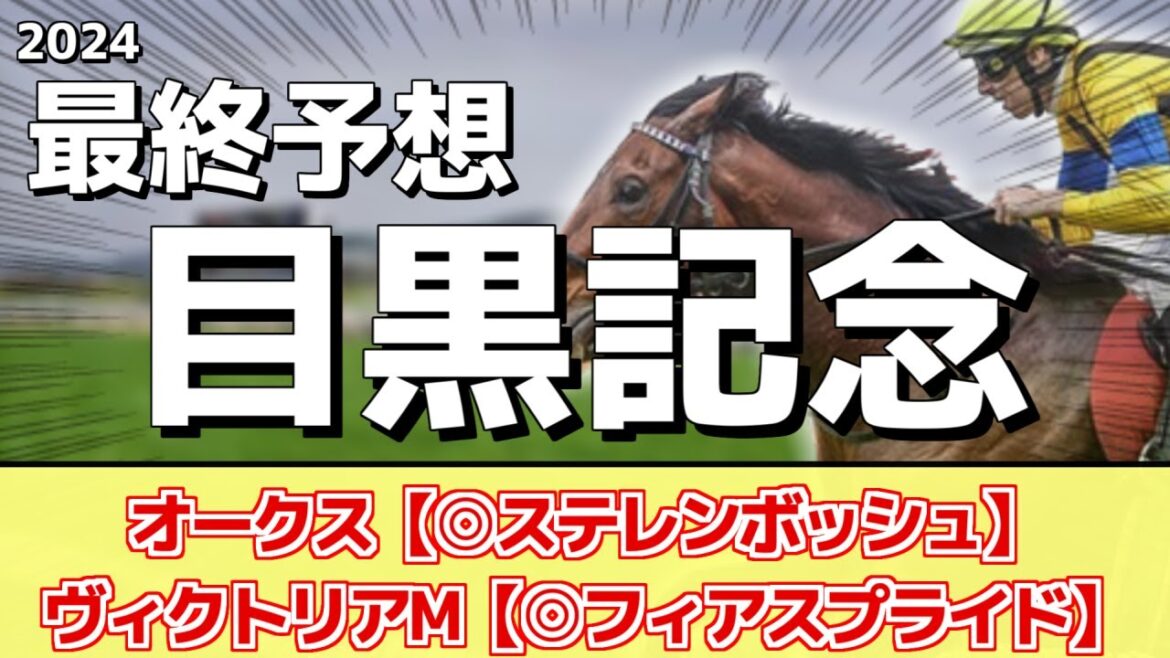【目黒記念2024】追い切りから買いたい1頭！クロミナンスが人気だが本命はあの馬！