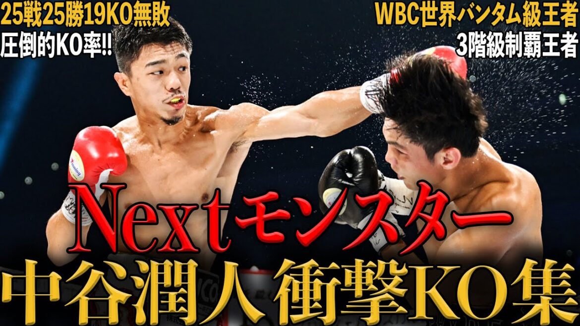 【衝撃】中谷潤人のヤバすぎKO4選｜打倒 井上尚弥を目指すNEXTモンスターの試合を解説