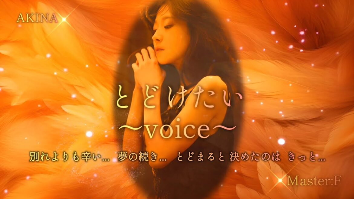 とどけたい～voice～【中森明菜】2015 ✨🌹🍂