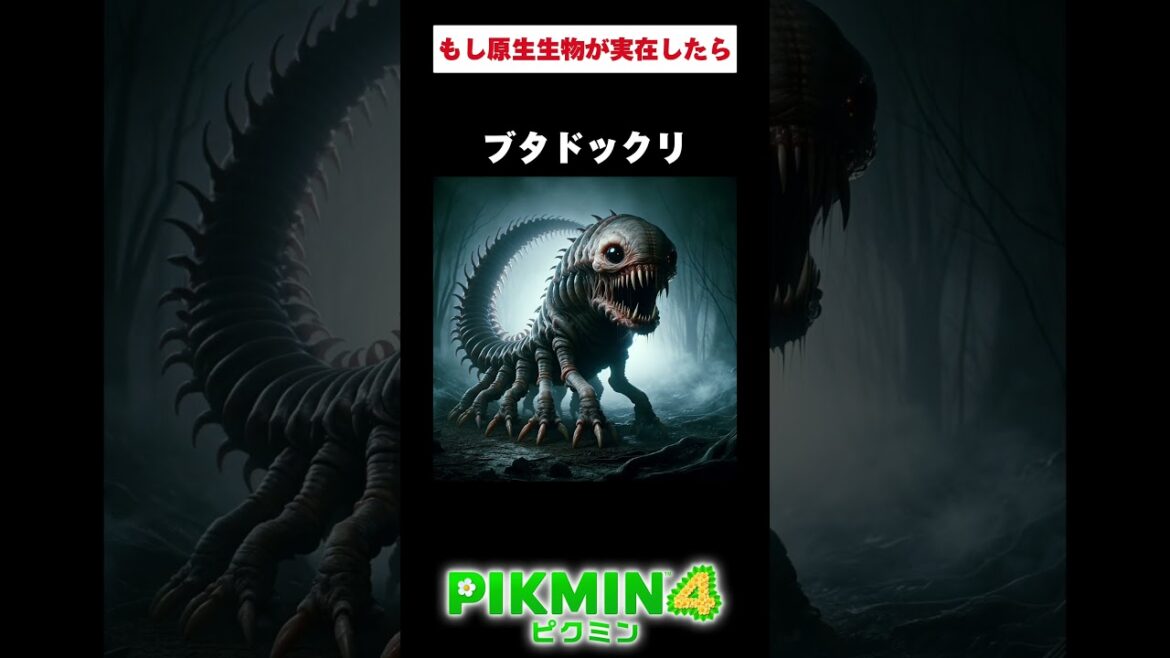 もし原生生物が実際に存在したら#ピクミン4#shorts#原生生物#ai