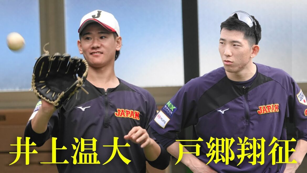 侍ジャパン井上温大ブルペン投球（2024 1031） #戸郷翔征