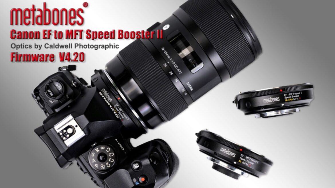 Metabones、EF-MFTマウントTスピードブースター「ULTRA 0.71x II｣「XL 0.64x II」発売