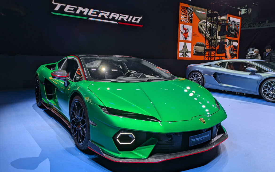 ランボルギーニ、ハイブリッドのスーパースポーツ「テメラリオ」日本初公開 920PS＆730Nmの規格外性能 - Car Watch