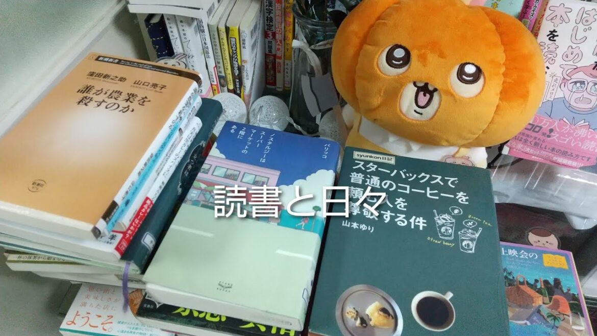 【vlog】♯185 読書vlog、併読、市民図書館と私設図書館で借りた本、ちいかわ好き、早起き、主婦