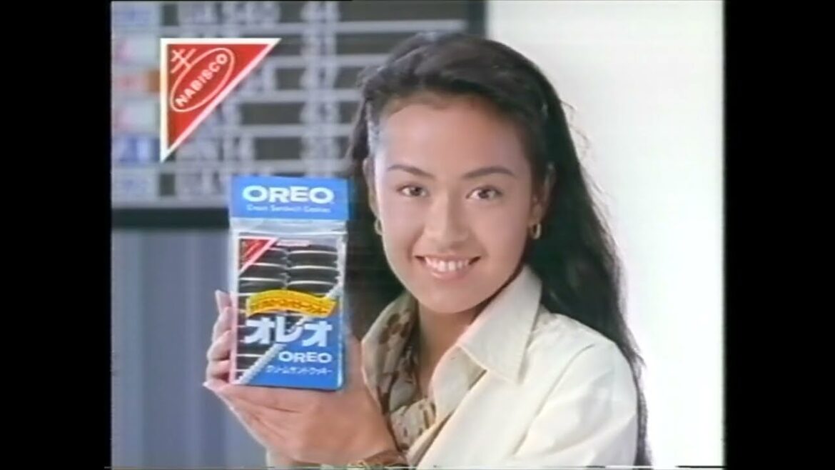 ナビスコ　オレオ　後藤久美子　懐かCM　1992年6月　NABISCO OREO