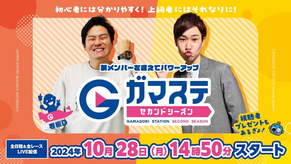 蒲郡ステーション LIVE配信【日刊ゲンダイボートレースWEB開設記念 蒲郡トトまるナイト特別】初日 【2024年10月28日(月)】(ボートレース蒲郡)