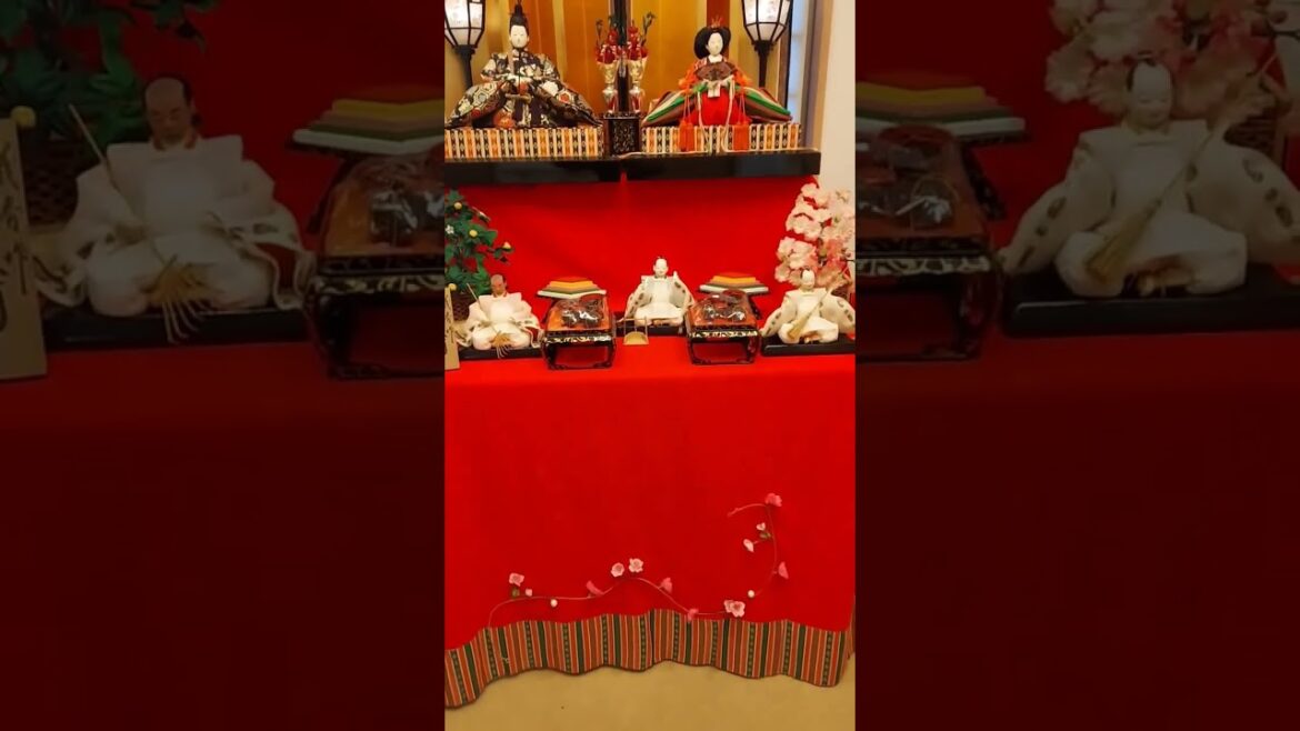去年とは違う職場の雛壇です　　#shorts #ひなまつり#hinamatsuri #桃の節句 #japan #3月3日