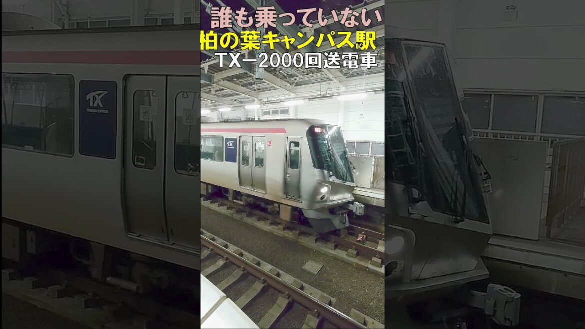 【つくばエクスプレス】やっぱり誰も乗ってない!柏の葉キャンパス駅TX 2000回送電車入線&出発! #short#TX#千葉#柏の葉#キャンパス#柏の葉キャンパス#運行情報#鉄道#電車#乗り鉄#撮り鉄 【つくばエクスプレス】やっぱり誰も乗ってない!柏の葉キャンパス駅TX 2000回送電車入線&出発! #short#TX#千葉#柏の葉#キャンパス#柏の葉キャンパス#運行情報#鉄道#電車#乗り鉄#撮り鉄