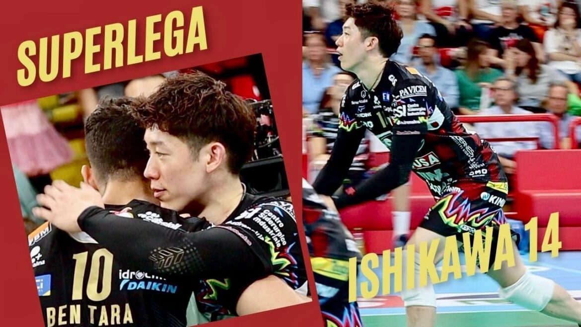 🇮🇹SuperLega 開幕戦の石川祐希選手（ペルージャ）/ 後半プレー＆試合後
