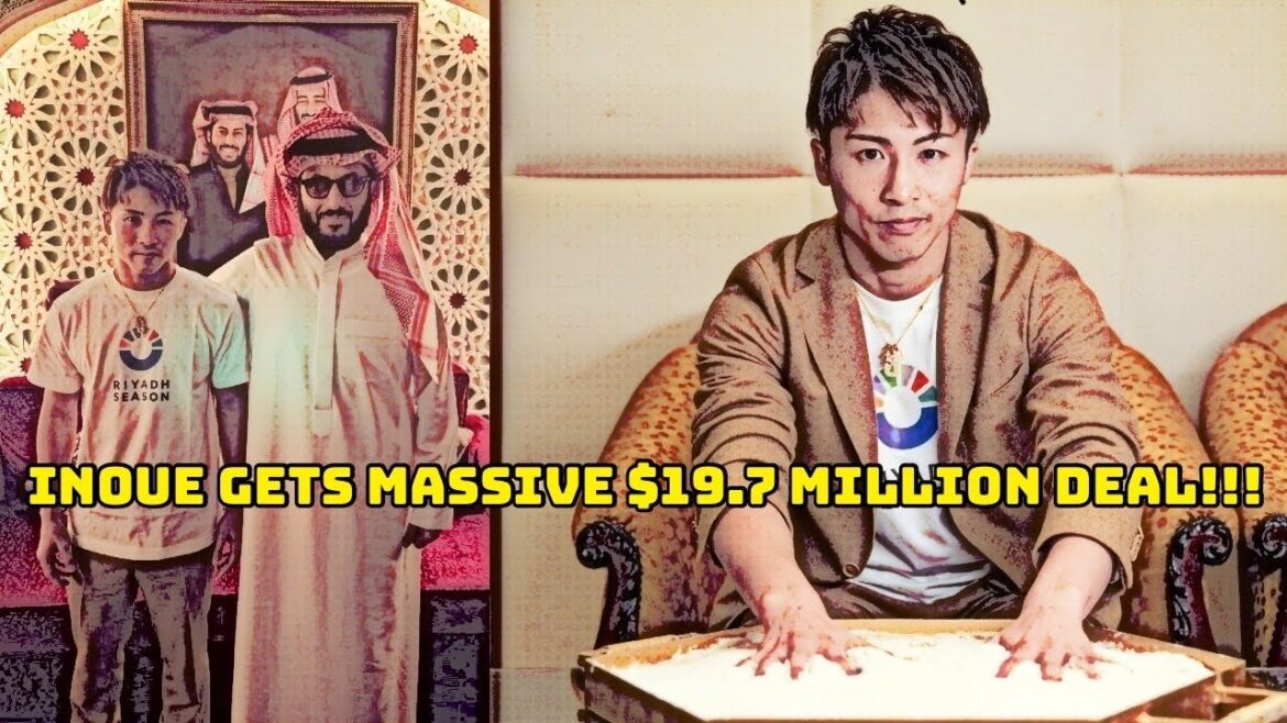 NAOYA INOUE 井上尚弥  SIGNS HUGE $19.7 MILLION SPONSORSHIP DEAL WITH RIYADH SEASON & TURKI ALALSHIKH 🥊💰