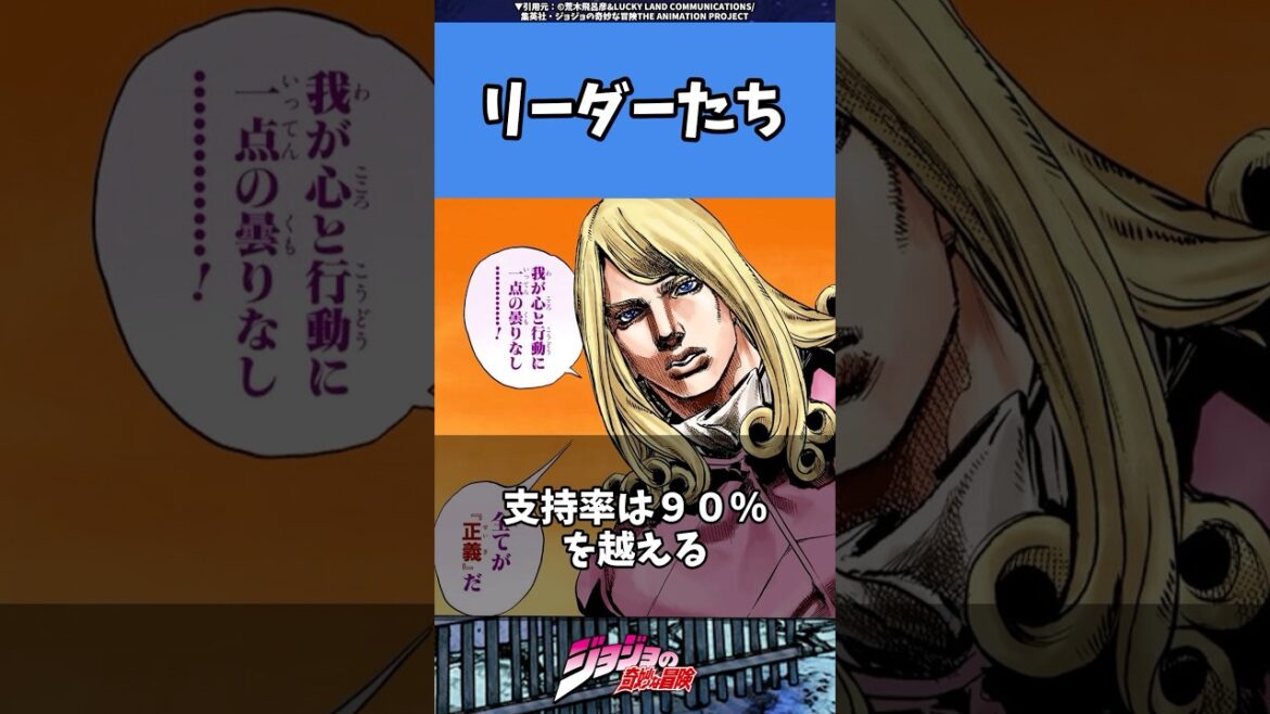 ジョジョを彩るリーダー達#anime#manga#jjba#jojo#ジョジョ #漫画 #アニメ #アメリカ #大統領 #大統領選