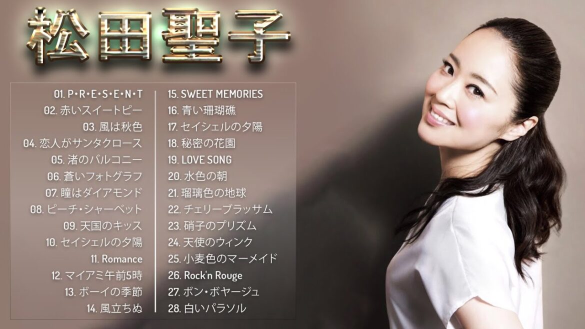 Seiko Matsuda 松田聖子 メドレー ヒットメドレー Seiko Matsuda Greatest Hits 2024 Vol. 01