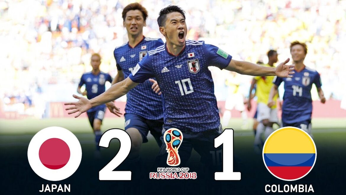 【伝説の試合】日本代表、コロンビア撃破で歴史的快挙！W杯史上初、アジアが南米に勝利！ 2018W杯