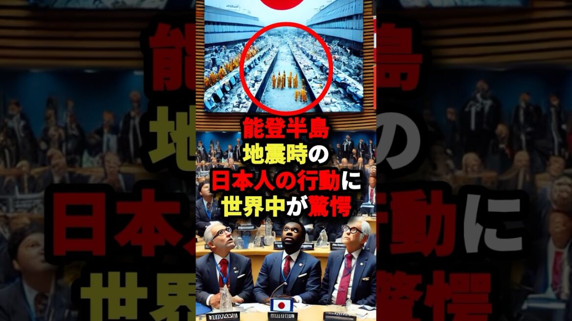 能登半島地震時の日本人の行動に世界中が驚愕 #海外の反応