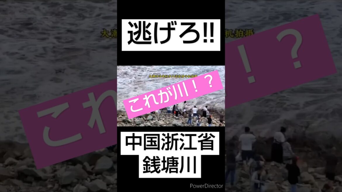 【衝撃映像】規格外の氾濫　#shorts 　#中国 #洪水 #事故  #衝撃 #再アップ