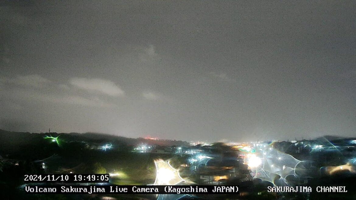 【絶景LIVE】桜島ライブカメラ（噴火・雲海・朝焼け） live camera  volcano-Sakurajima ,Kagoshima,Japan