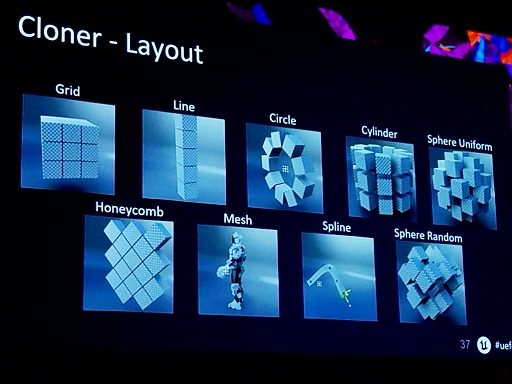 画像集 No.022のサムネイル画像 / UE5でAfter Effectsのようなモーショングラフィックスが作れちゃう。機能もりもり「Motion Design」［UEFest’24TOKYO］