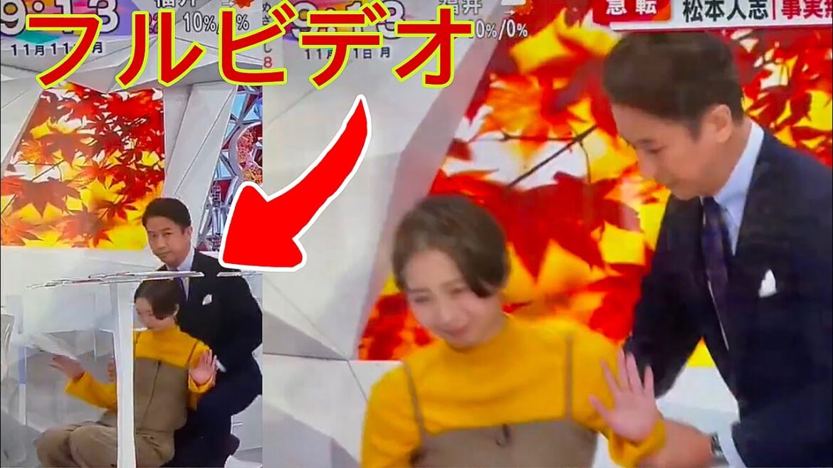 【めざまし8】フジ『めざまし8』、小室瑛莉子アナが倒れるハプニング　谷原章介が即座に対応「大丈夫？」【小室アナ】【めざましテレビ 放送事故】【谷原章介】