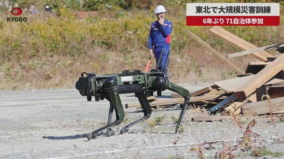 【速報】東北で大規模災害訓練 6年ぶり、71自治体参加