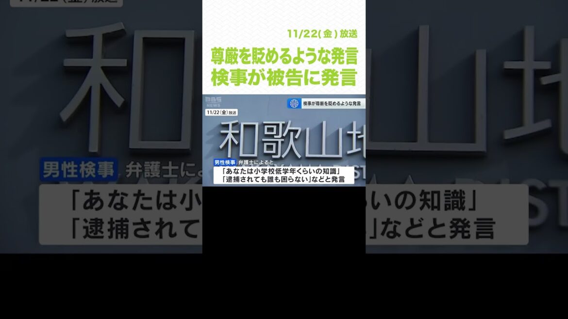 「あなたは小学校低学年くらいの知識」岸田前総理襲撃事件めぐり検事が被告に“尊厳をおとしめる”ような発言（2024年11月22日）　#Shorts
