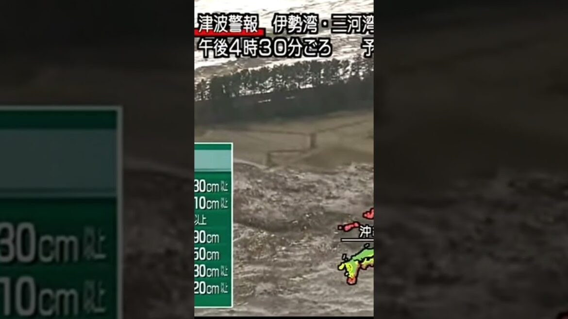 人車が飲み込まれる瞬間　東日本大震災津波地震ライブ　JAPAN earthquake TUNAMI LIVE