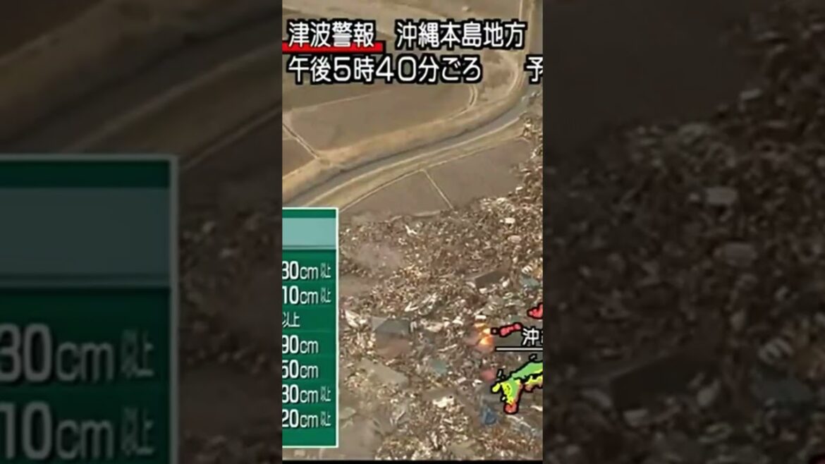人車が飲み込まれる瞬間　東日本大震災津波地震ライブ　JAPAN earthquake TUNAMI LIVE