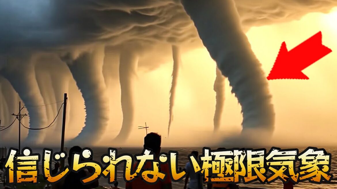 【衝撃映像】怖い！！カメラが捉えた狂気の！科学者も驚愕...。氷河崩壊、血の雨、天井の裂け目から落ちる空気の渦