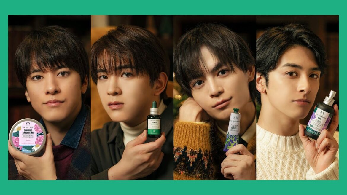 チーム・ハンサム！がもっとハッピーになるホリデーコレクションを大公開！　『THE BODY SHOP×チーム・ハンサム！』限定コラボキャンペーン