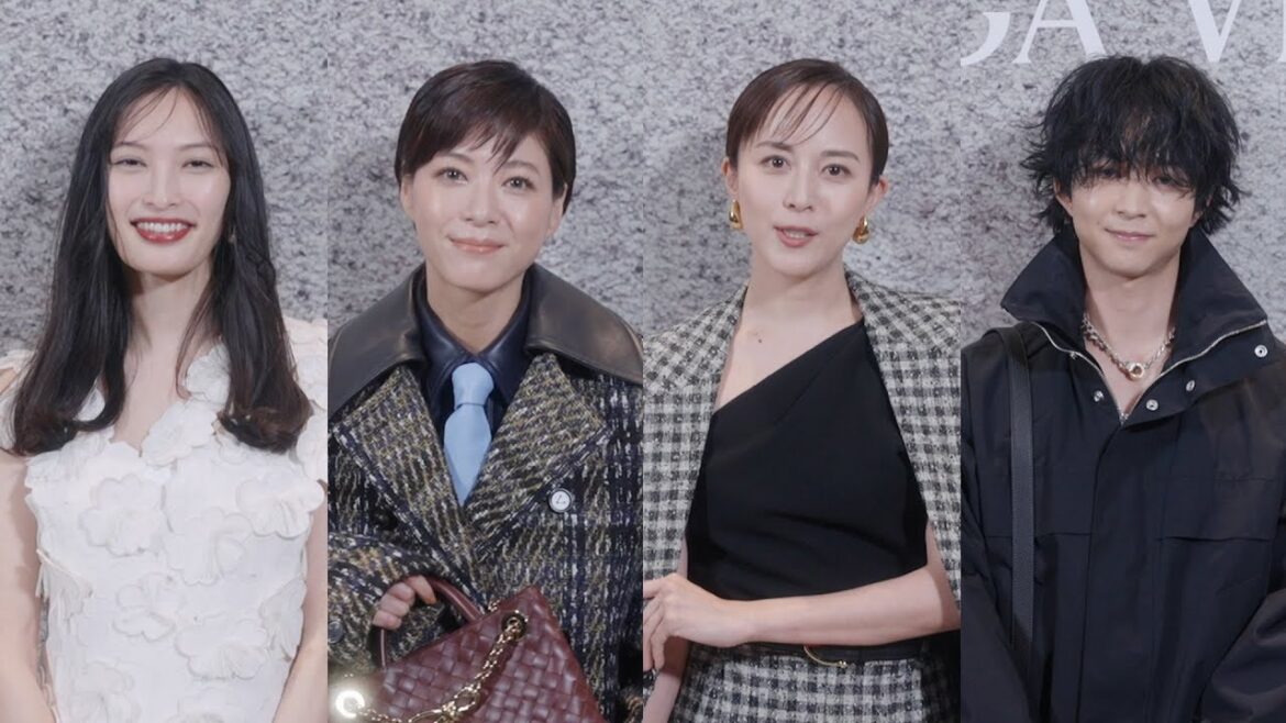 上野樹里＆比嘉愛未＆大政絢＆鈴木仁、豪華セレブリティがボッテガ・ヴェネタをまとい麻布台ヒルズ店に来場　『ボッテガ・ヴェネタ 麻布台ヒルズ オープニングプレビュー』