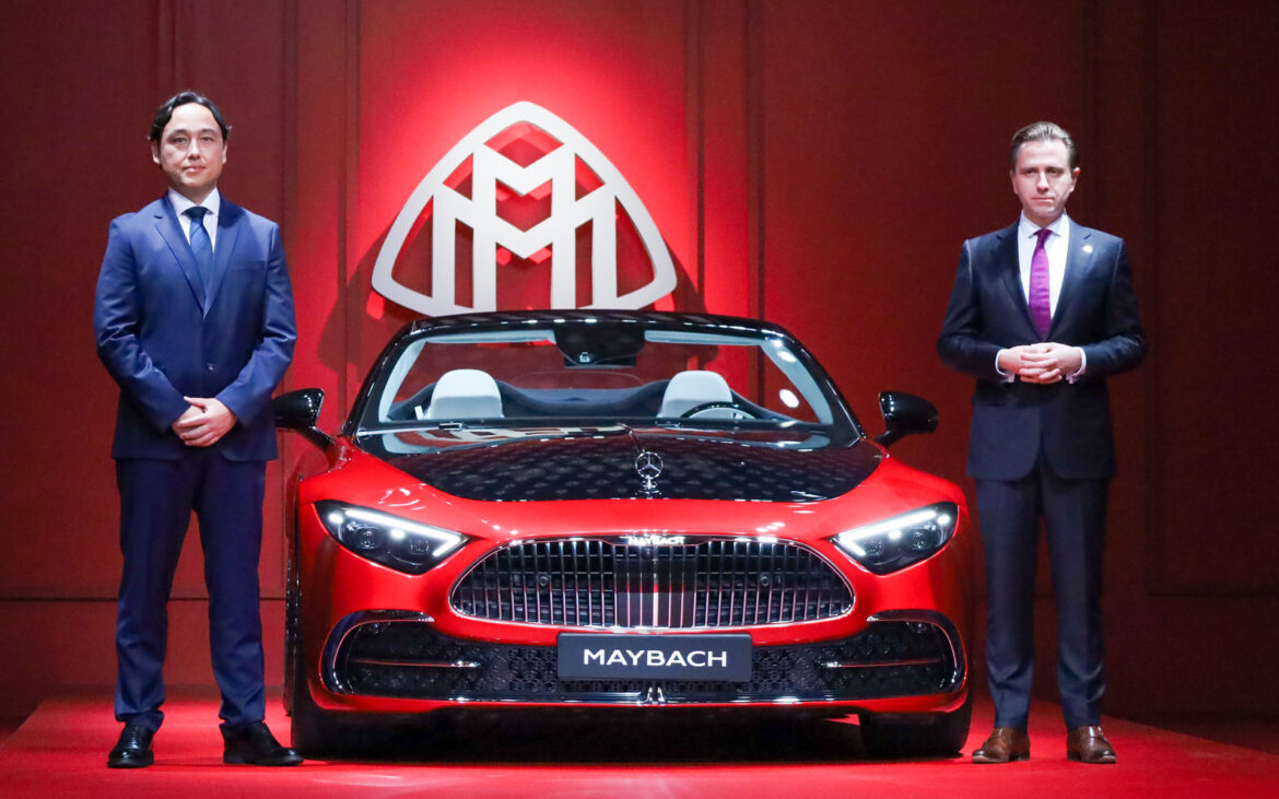 メルセデス・マイバッハの新型ロードスター「メルセデス・マイバッハSL 680 モノグラムシリーズ」日本初公開 - Car Watch