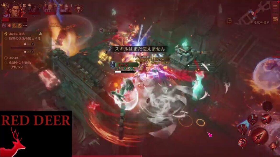 DIABLO IMMORTAL(JP SERVER)　闘争の円環　イモータル vs ぺんぎん村