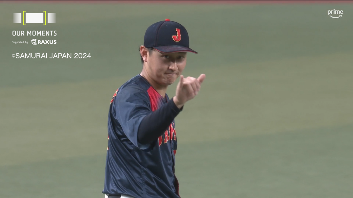 【速報】ショート紅林選手　ファインプレーで戸郷投手を助ける！【チェコ vs 日本】