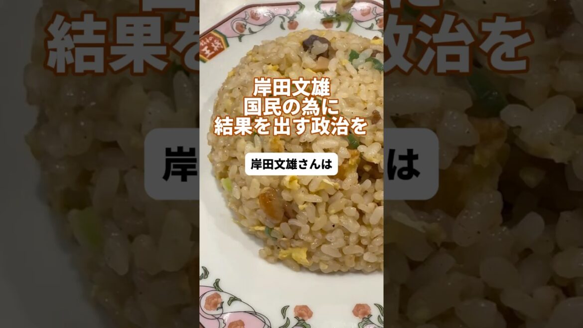 【岸田文雄】「国民の為に結果を出す政治を」