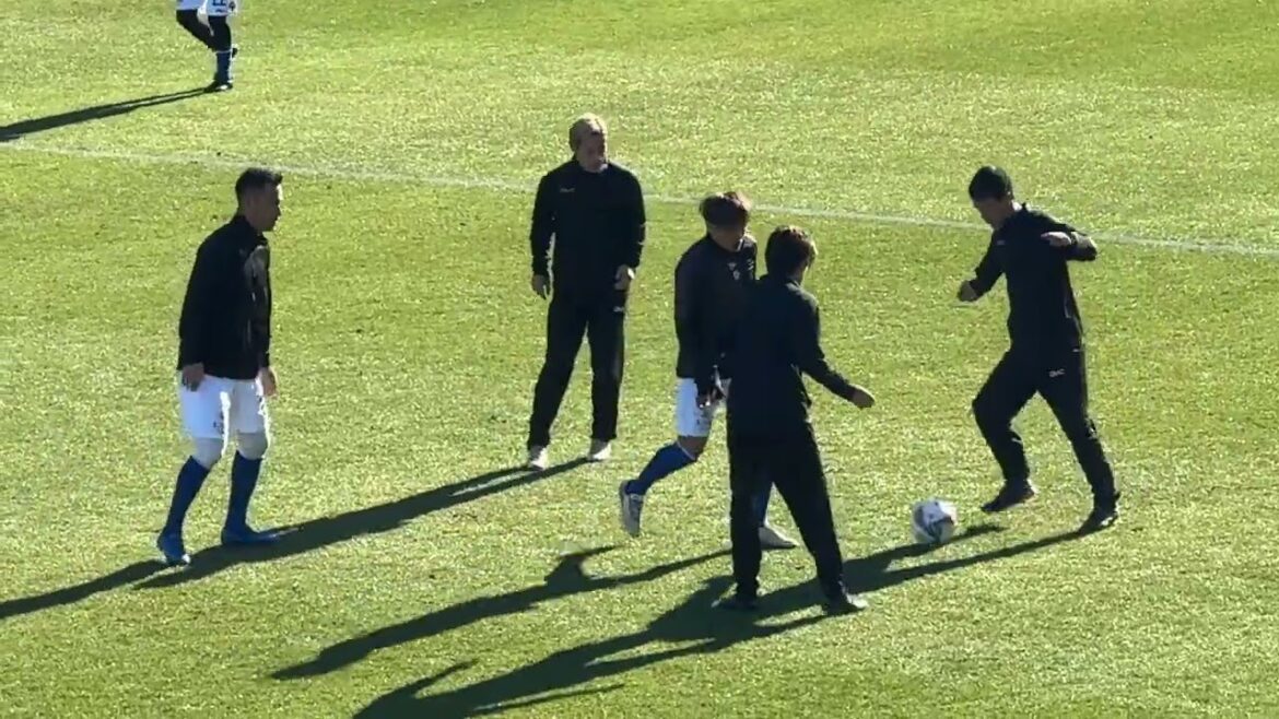 内田篤人 本田圭佑 吉田麻也 今野泰幸 遠藤保仁 乾貴士 試合前練習【松井大輔引退試合】サッカー 2024/12/15