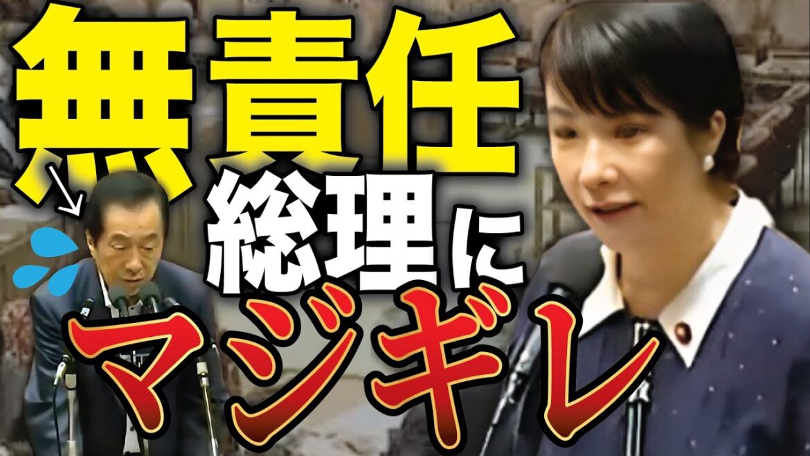 責任感のない菅総理、高市議員に怒られる【国会中継】