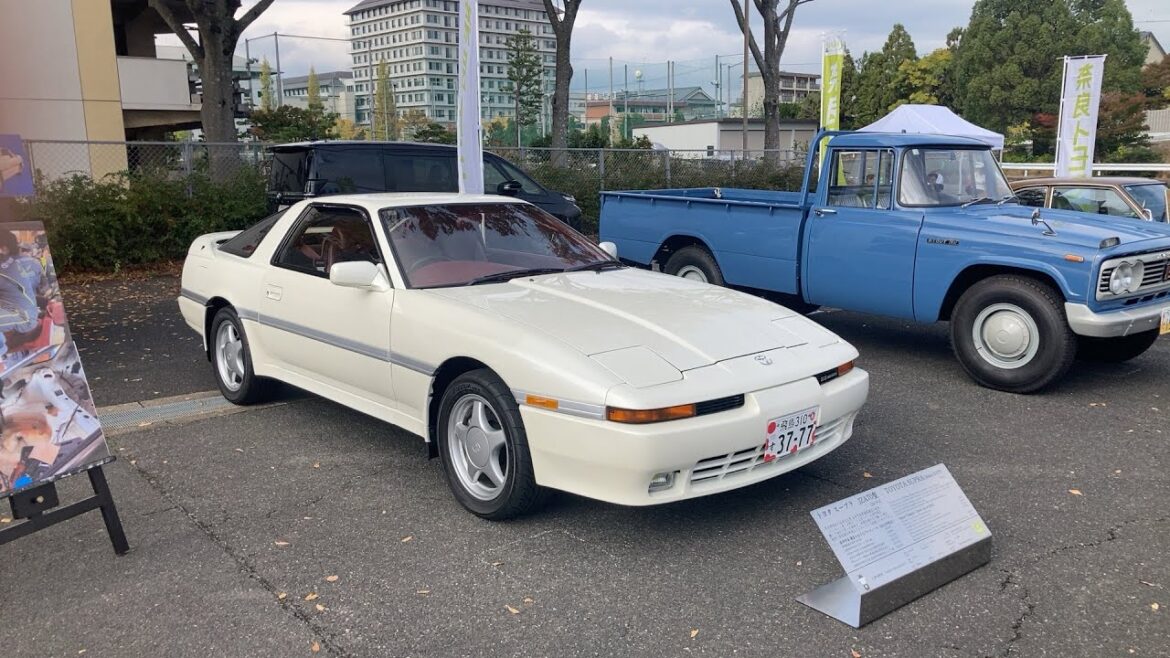 高市早苗氏の70スープラも展示　奈良トヨタ協賛　旧車イベント　やまのべ・大和三山クラシックカーフェス2024　天理市