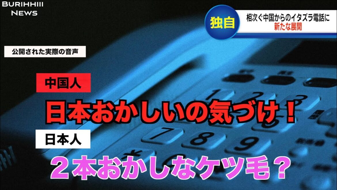 【放送事故】中国のイタズラ電話をありえない聞き間違いする女性