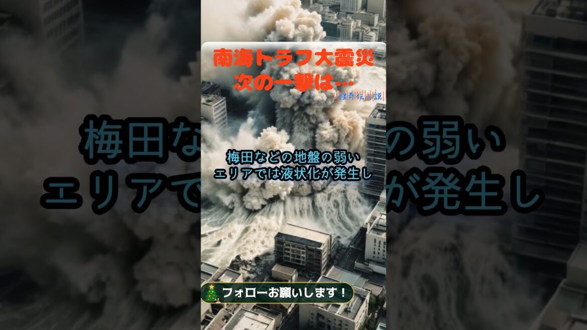 『南海トラフ大震災：次の一撃は…』 #shorts #都市伝説 #怖い話