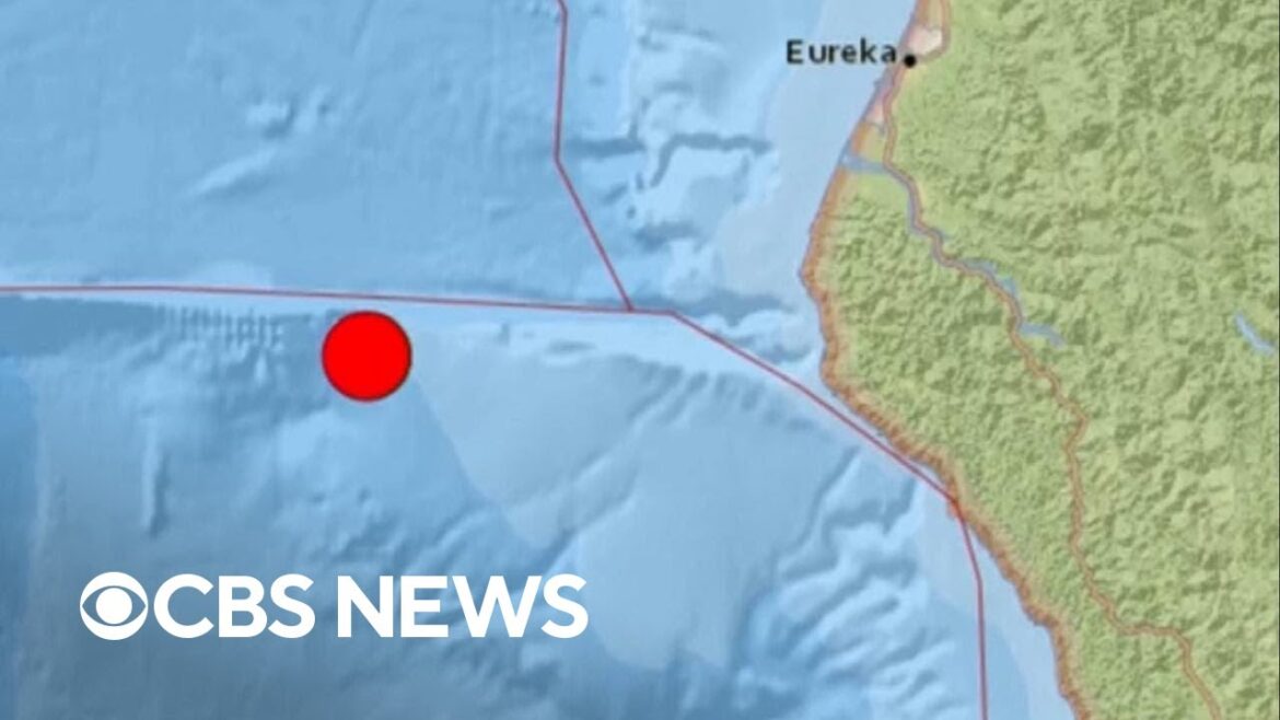 Tsunami warning issued after earthquake off coast of California Tsunami warning issued after earthquake off coast of California