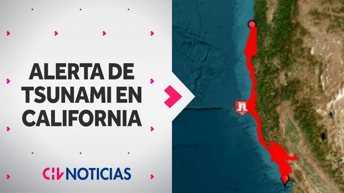 ALERTA DE TSUNAMI en California tras fuerte terremoto: Preocupación en Estados Unidos