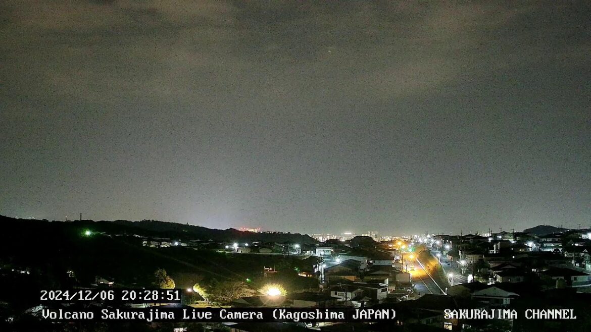 【絶景LIVE】桜島ライブカメラ（噴火・雲海・朝焼け・星空） live camera  volcano-Sakurajima ,Kagoshima,Japan