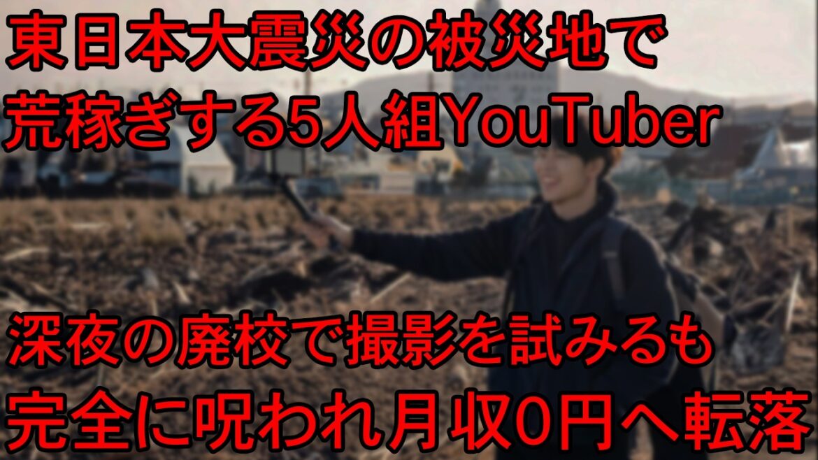 【※承認欲求で人が狂った】東日本大震災の心霊スポットでふざけまくった迷惑YouTuberの末路