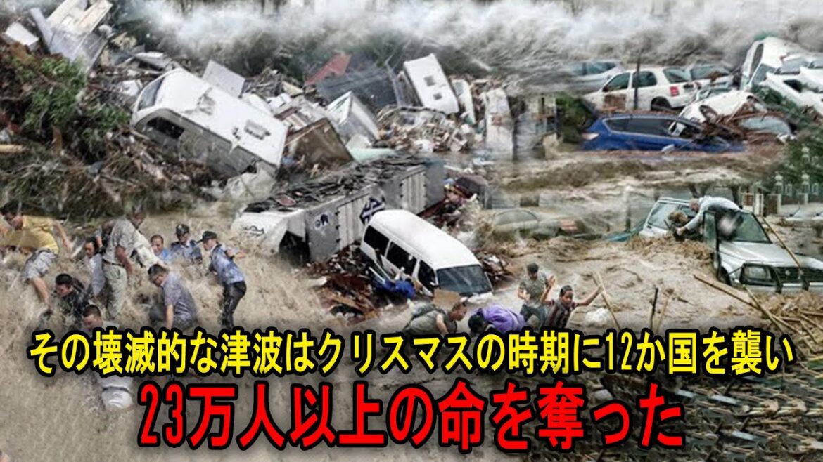 その壊滅的な津波はクリスマスの時期に12か国を襲い、23万人以上の命を奪った