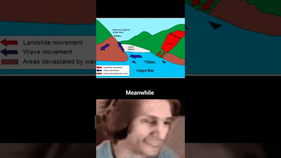 Most deadliest tsunami in Earth history was caused by landslide not Earthquake #shorts #tsunami #yt Most deadliest tsunami in Earth history was caused by landslide not Earthquake #shorts #tsunami #yt