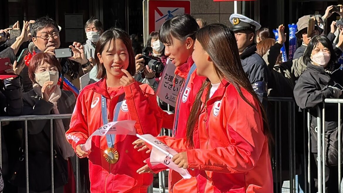 パリ2024オリンピック・パラリンピックTEAM JAPAN応援感謝イベント日本橋【パリオリンピックパレード 】 2024/11/30 パリ2024オリンピック・パラリンピックTEAM JAPAN応援感謝イベント日本橋【パリオリンピックパレード 】 2024/11/30