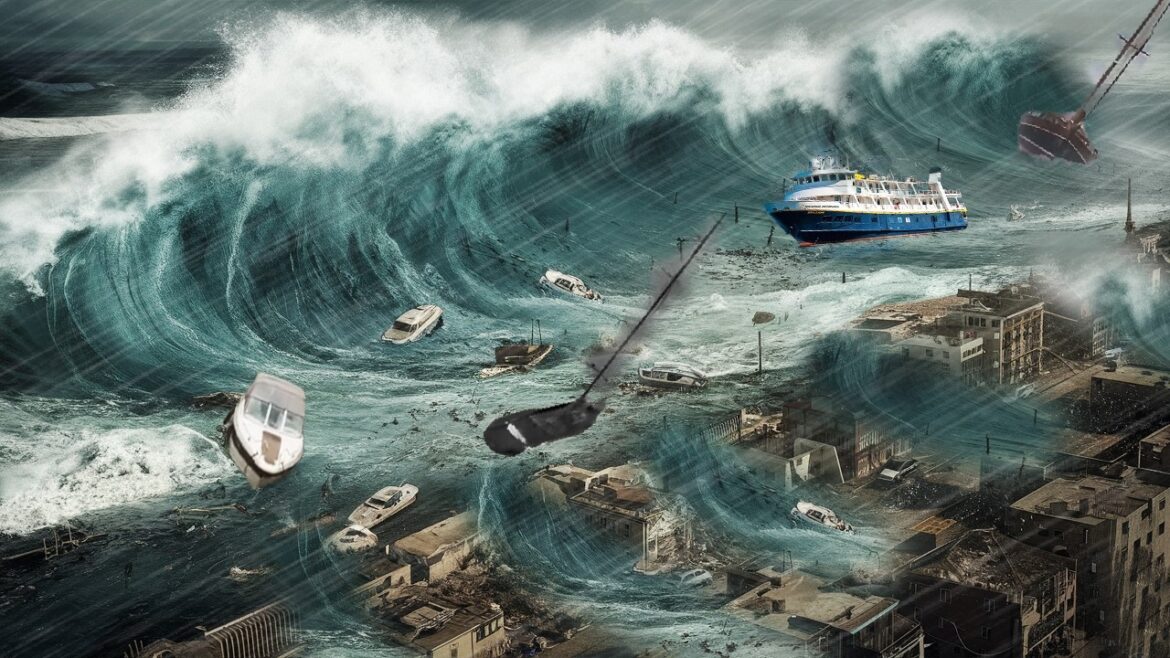 6.7 M Tsunami Waves Destroy Hundreds Of Ships & Boats In Mancora Cabo Blanco, Peru