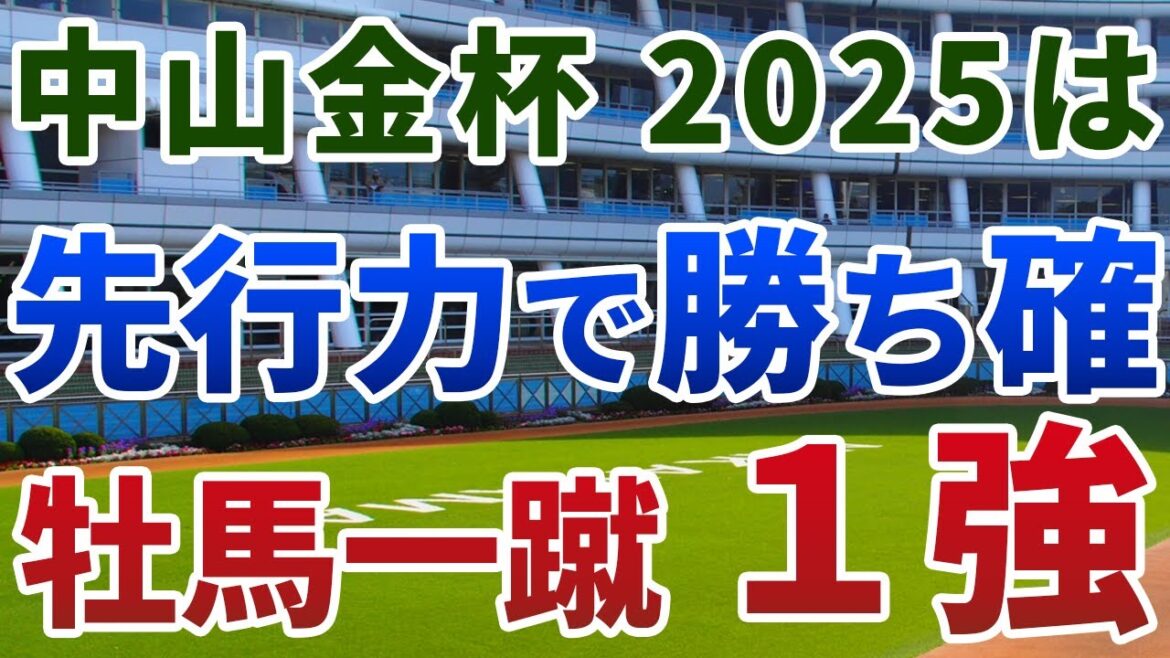 中山金杯2025【絶対軸1頭】公開！中山の高速馬場なら混戦でも即決！Cコース替わりを最も活かせる１頭は？