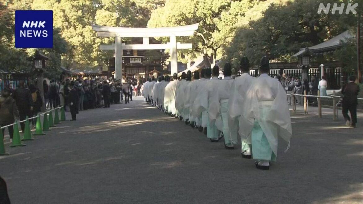 東京 明治神宮 1年のけがれはらい 新年迎える神事「大祓」 | NHK